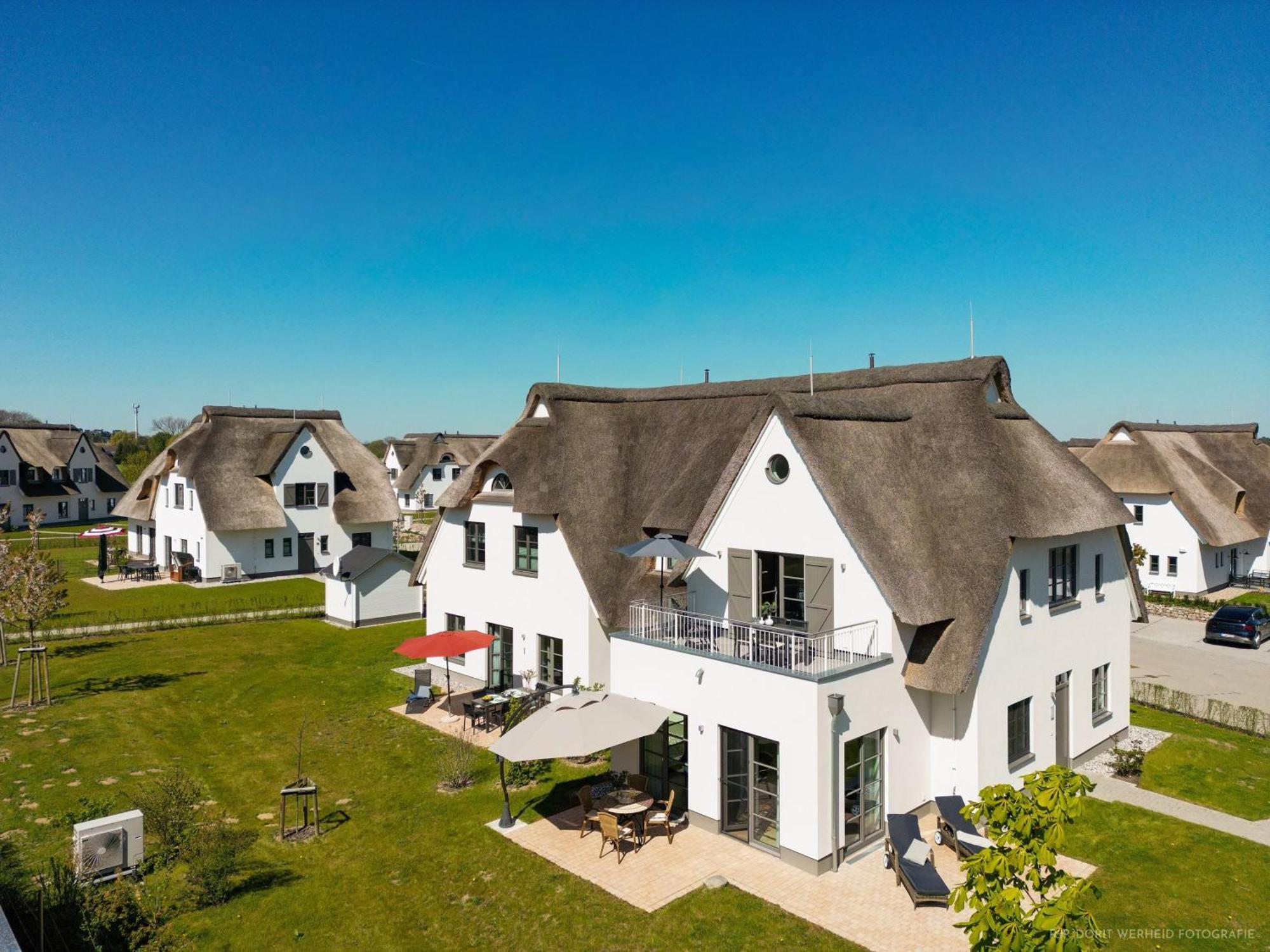 Вилла Inseldomizil Stolpe - Urlaub Unter Reet Auf Usedom Stolpe auf Usedom Экстерьер фото