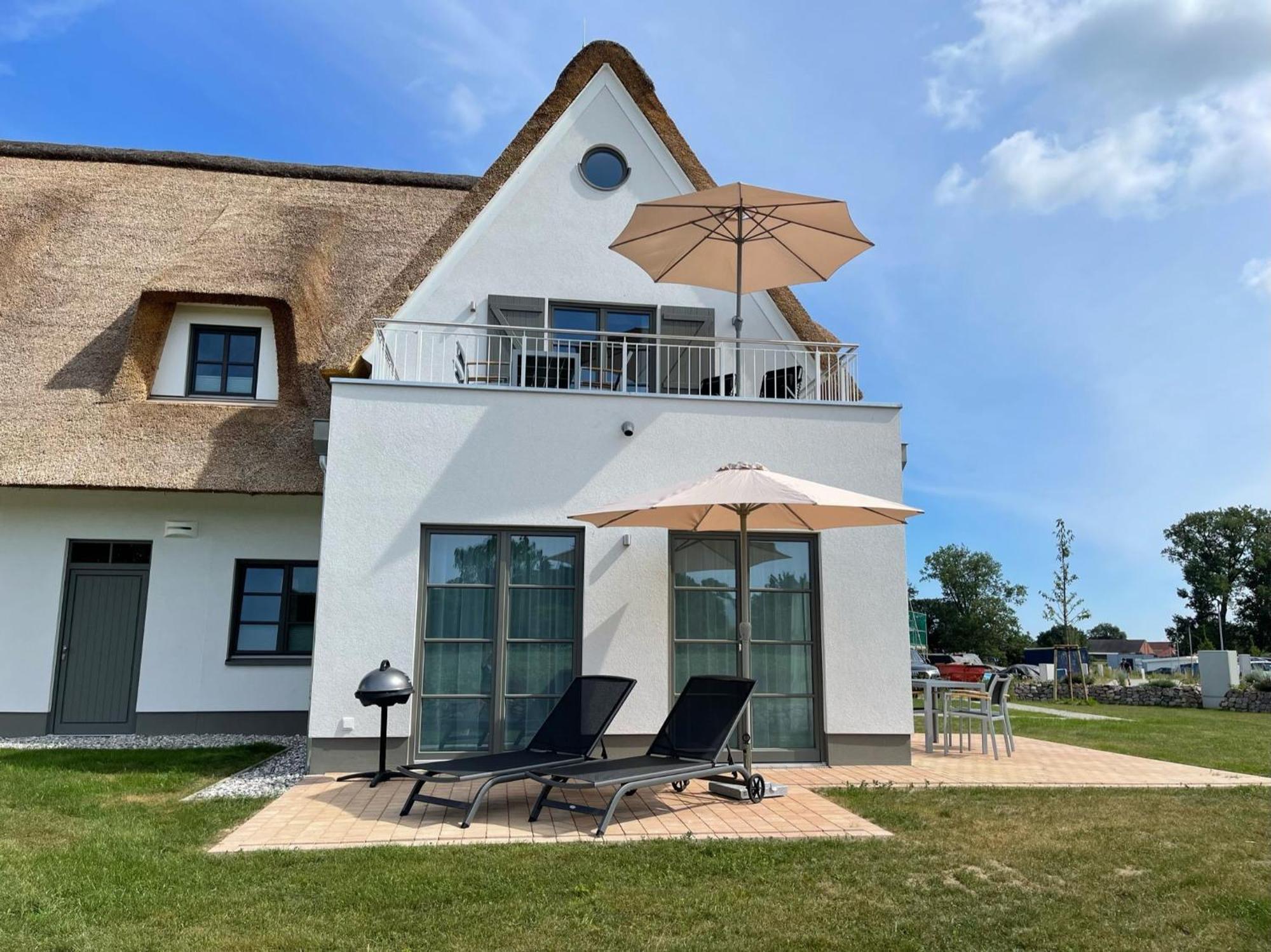 Вилла Inseldomizil Stolpe - Urlaub Unter Reet Auf Usedom Stolpe auf Usedom Экстерьер фото